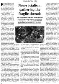 Non-racialism: gathering the fragile threads