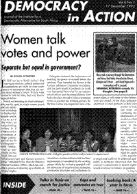 Women talk votes and power