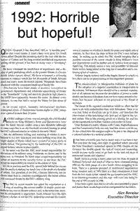 Comment: 1992, horrible but hopeful