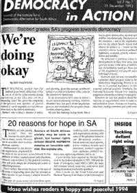20 reasons for hope in SA