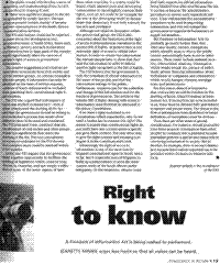 Right to know