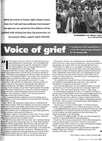 Voice of grief