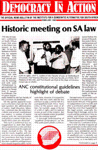 Historic meeting on SA law