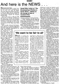 SABC: And here is the news ...