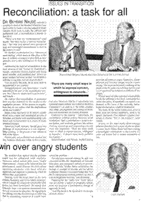 Reconciliation: a task for all