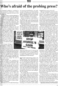 Who`s afraid of the probing press?