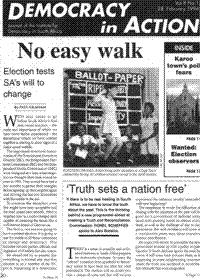 'Truth sets a nation free'