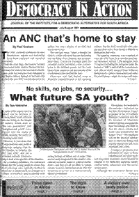 An ANC that`s home to stay