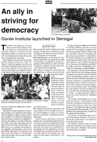 An ally in striving for democracy
