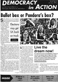 Ballot box or Pandora`s box?