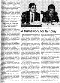 A framework for fair play