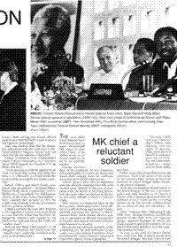 MK Chief a reluctant soldier