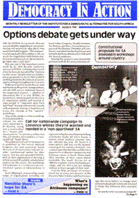 Options debate gets under way 