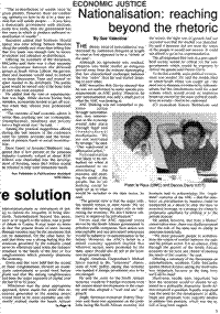 Nationalisation: reaching beyond the rhetoric