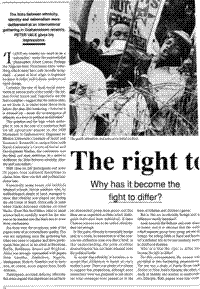 The right to differ