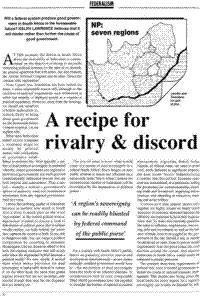 A recipe for rivalry and discord