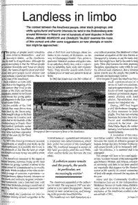 Landless in limbo