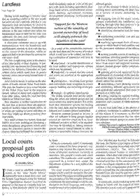 Local courts proposal gets good reception