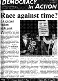 Race against time?