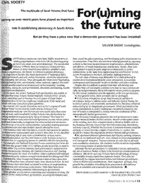 For(u)ming the future