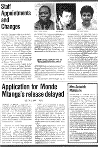 Application for Monde Mtange`s release delayed