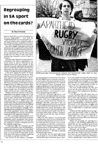 Regrouping in SA sport on the cards?