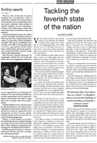 Voter education: Tackling the feverish state of the nation