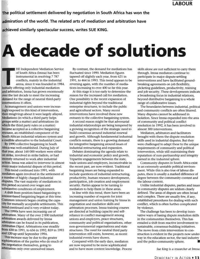 A decade of solutions
