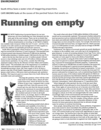 Running on empty