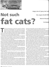 Not such fat cats