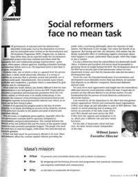 Comment: Social reformers face no mean task