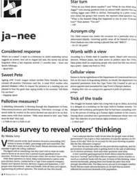 IDASA survey to reveal voters` thinking