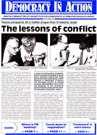 The lessons of conflict