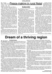 Dream of a thriving region