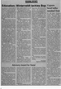 Regional reports