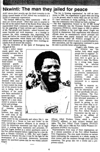 Nkwinti: the man they jailed for peace