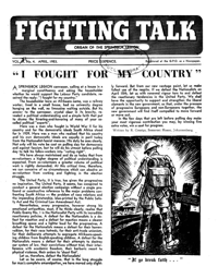 Fighting Talk Volume XI number 4 April 1953