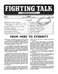 Fighting Talk Volume 10 number 3 April 1954