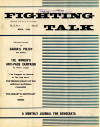 Fighting Talk Volume 12 number 4 April 1956
