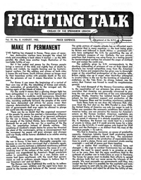 Fighting Talk Volume IX Number 8 August 1953