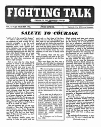 
Fighting Talk Volume X Number 12 December 1952