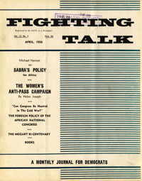 
Fighting Talk Volume 12 number 4 December 1956/January 1957