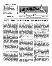 
Fighting Talk Volume X Number 2 February 1952