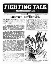 
Fighting Talk Volume XII Number 2 February 1953