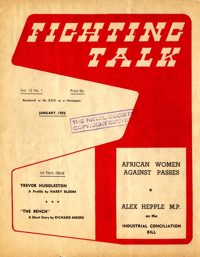 
Fighting Talk Volume 12 Number 1 January 1956