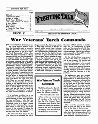 Fighting Talk Volume IX Number 7 July 1951