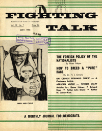 Fighting Talk Volume 12 Number 7 July 1956