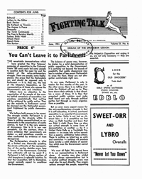 Fighting Talk Volume IX Number 6 June 1951