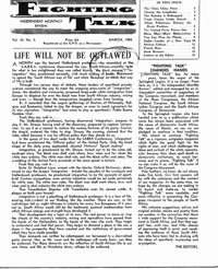 Fighting Talk Volume 10 Number 3 March 1954