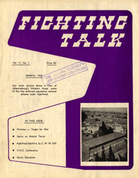 Fighting Talk Volume 11 Number 1 March 1955
